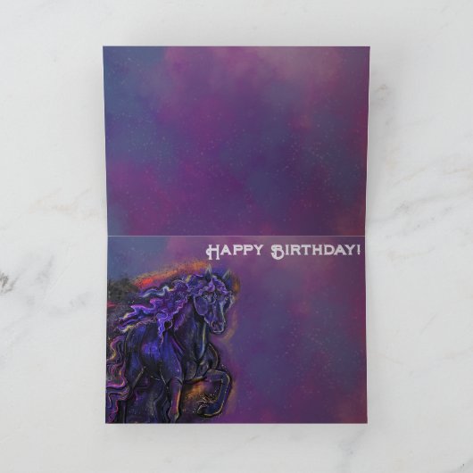 Weg des Sternes Pferd Karte (Innenseite)