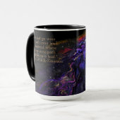 Weg des Sternes Pferd Tasse (Vorderseite Links)