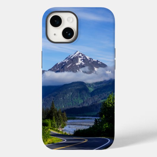 Weg durch Alaska iPhone Case (Rückseite)