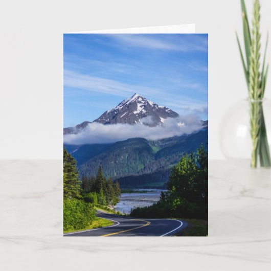 Weg durch Alaska Karte (Vorderseite)