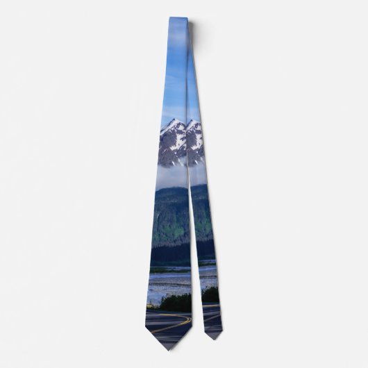 Weg durch Alaska Neck Tie Krawatte (Vorderseite)