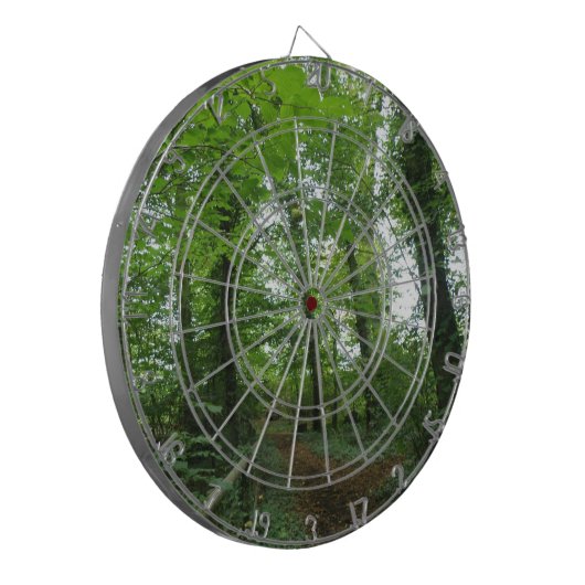 Weg durch das Greve Forest Dart Board Dartscheibe (Vorderseite Links)
