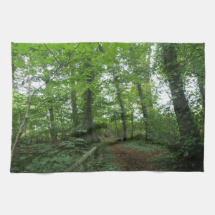 Weg durch das Grünwald Küchentücher Handtuch