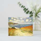 Weg durch den Corn in Pourville, schöne Kunst Postkarte (Stehend Vorderseite)