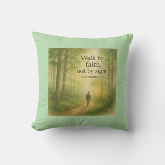 Weg durch den Glauben - Inspirationsreicher Christ Kissen