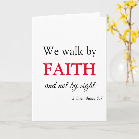 Weg durch den Glauben Karte (Gelbe Blume)