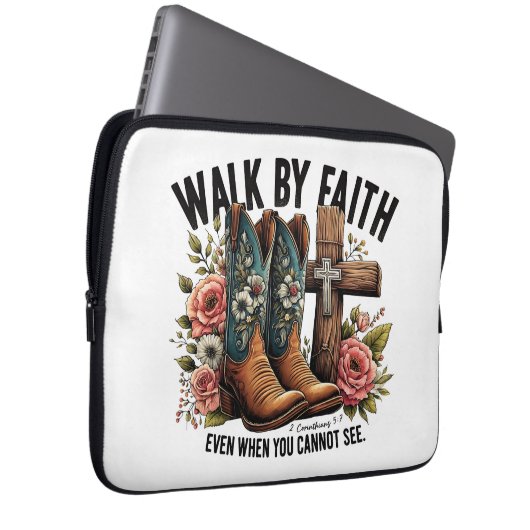 Weg durch den Glauben Laptopschutzhülle (Vorne Rechts)