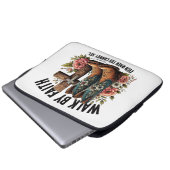 Weg durch den Glauben Laptopschutzhülle (Vorne Knopf)