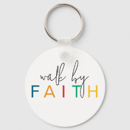 Weg durch den Glauben Schlüsselanhänger