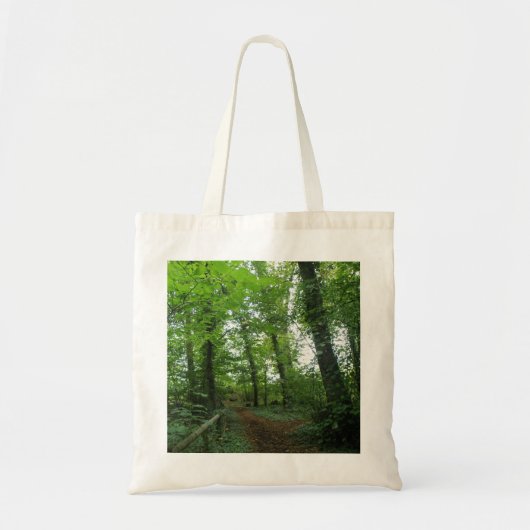 Weg durch den grünen Wald Tragetasche (Vorne)