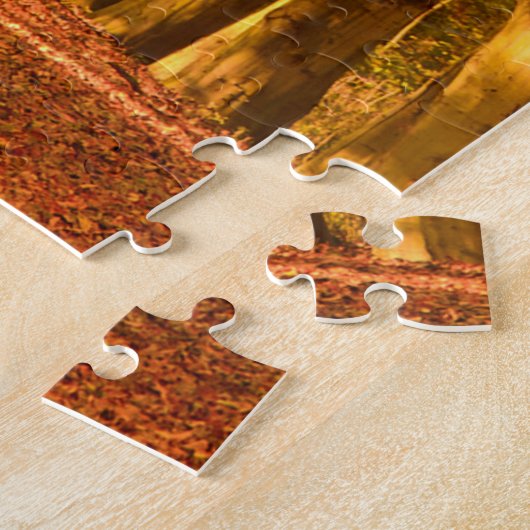 Weg durch den Herbstwald Puzzle (Seite)
