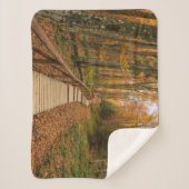 Weg durch den Herbstwald. Sherpadecke (Vorderseite)