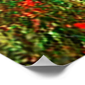 Weg durch den Mais in Pourville, 1882 Poster (Ecke)