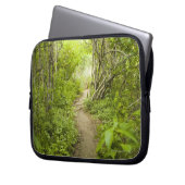 Weg durch den Wald Laptopschutzhülle (Vorderseite Links)
