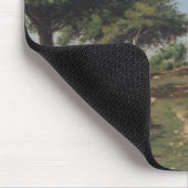 Weg durch die Apfelbäume Mousepad (Ecke)