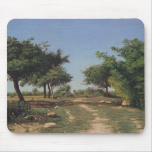 Weg durch die Apfelbäume Mousepad
