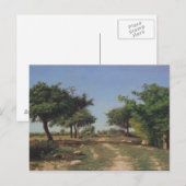 Weg durch die Äpfelbäume Postkarte (Vorne/Hinten)