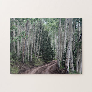 Weg durch die Birke Puzzle