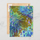 Weg durch die Iren Claude Monet Postkarte (Vorne/Hinten)