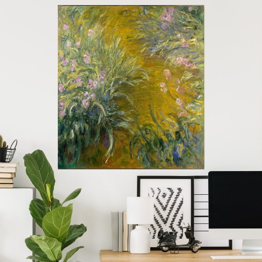 Weg durch die Iren, Monet Poster (Heimbüro)