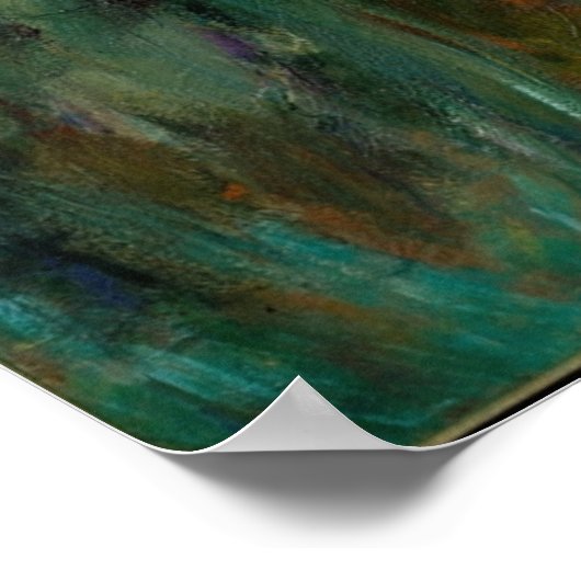 Weg durch die Iren, Monet Poster (Ecke)