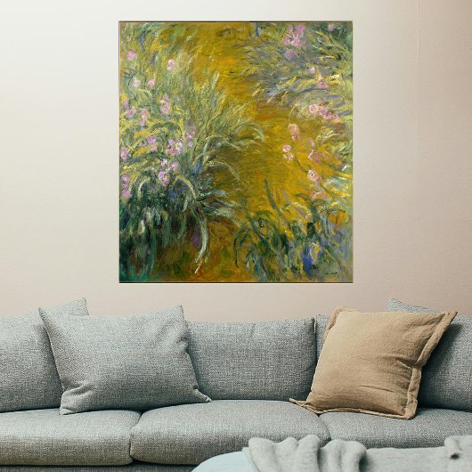 Weg durch die Iren, Monet Poster