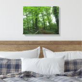 Weg durch die Leinwand des grünen Waldes (Insitu (Schlafzimmer))