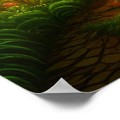 Weg durch die verzauberte Forest Fantasy Art Poster (Ecke)