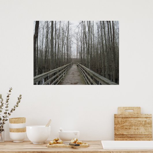 Weg durch die Wildnis Poster (Küche)