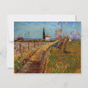 Weg durch ein Feld, Weiden von Vincent van Gogh
