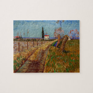 Weg durch ein Feld, Weiden von Vincent van Gogh Puzzle