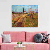 Weg durch ein Feld, Willows von Vincent van Gogh Leinwanddruck (Insitu (Wohnzimmer))
