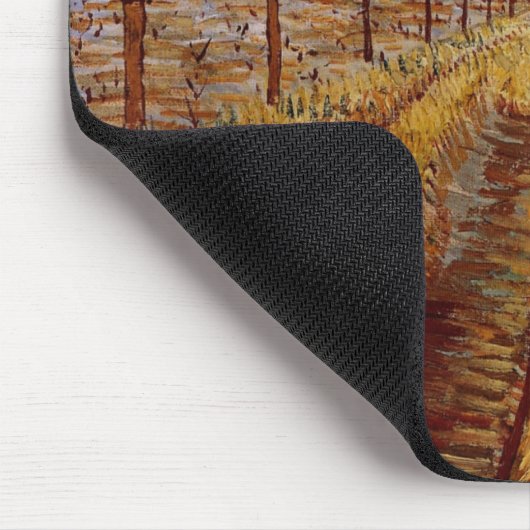 Weg durch ein Feld, Willows von Vincent van Gogh Mousepad (Ecke)