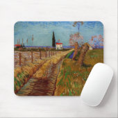 Weg durch ein Feld, Willows von Vincent van Gogh Mousepad (Mit Mouse)