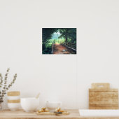 Weg durch eine Landschaft der Natur Poster (Küche)