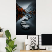 Weg durch Stille Poster (Heimbüro)