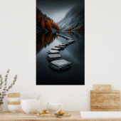 Weg durch Stille Poster (Küche)