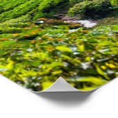 Weg durch Teeplantagen Poster (Ecke)