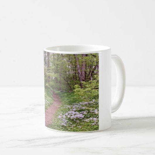 Weg durch Wildblumen Kaffeetasse (VorderseiteRechts)