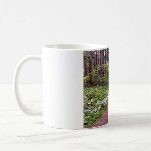 Weg durch Wildblumen Kaffeetasse (Links)