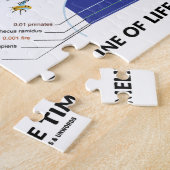 Weg entlang dem Timeline der Puzzle (Seite)