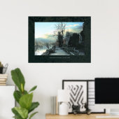 Weg entlang der Avon in Stratford. Poster (Heimbüro)