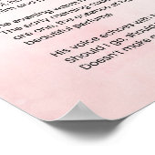 Weg - Ermutigung Poster für Mut (Ecke)