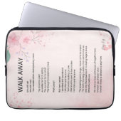 Weg - Ermutigung Poster für Mut Laptopschutzhülle (Vorderseite)