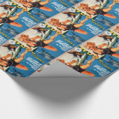 Weg fallen ein Gletscher Geschenkpapier (Ecke)