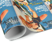 Weg fallen ein Gletscher Geschenkpapier (Rolleneckpunkt)