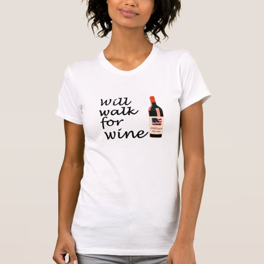 Weg für Wein T T-Shirt (Vorderseite)