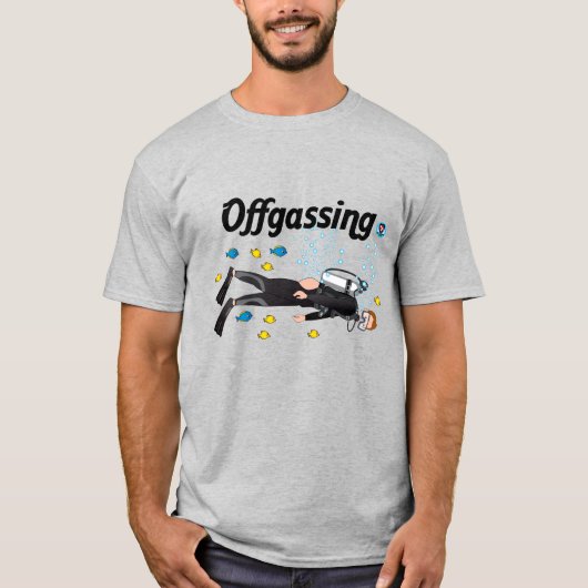 Weg-Gasen Sporttauchen-T - Shirt (Vorderseite)