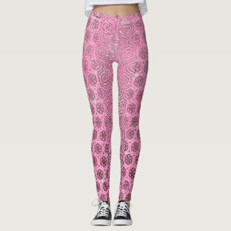 Weg gefegt im Rosa Leggings