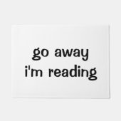 Weg gehe ich lese Fußmatte (Vorderseite)